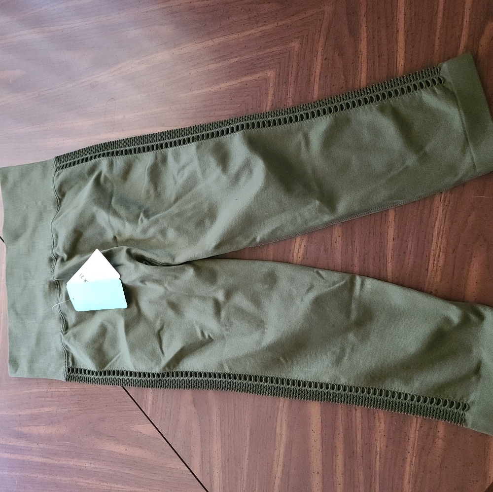 Crop high waited leggings mesh